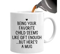 Générique Vatertagsbecher Keramik - 350ml Kaffeetasse mit großem Griff, glatter Oberfläche & spülmaschinenfest | Perfekt als Geschenk für Papa, Vater oder Ehemann zum Vatertag