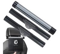 Générique Vehicle Trash Can, Backseat Organizer, Roller Opening Garbage Holder, Medium Size, Gray, Waterproof Compartment with Hook Attachment for Car Interior, Commute, Travel, Auto Cleanliness
