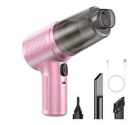 Générique Vehicle Vacuum Cleaner, Portable Car Cleaner, Cordless Handheld Cleaner, Multifunctional Hand Vacuum, Car Vacuum Cleaner, Batteria Powered Hand Vacuum, Small Space Vacuum for Small Places