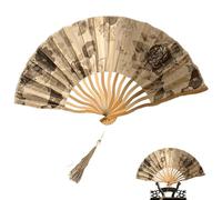 Générique Ventagli pieghevoli per le donne - Accessori Cosplay Ventaglio Clac,Accessori per prestazioni panoramiche portatili per il tempo caldo di viaggio Festival musicali Carnevali partecipanti