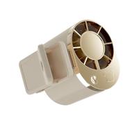 Générique -Ventilator - Klemmbarer Tragbarer Lüfter Mit 3 Geschwindigkeitsstufen | Fan mit Rotation Wiederaufladbarer Hüftclip- | Für Auto, LKW, Limousine, Campeggio, Outdoor-Reis