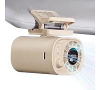 Générique Ventilatore a morsetto per auto,Ventilatore ricaricabile - Ventilatore USB ricaricabile silenzioso per attività all'aperto e trasporti