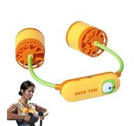 Générique Ventilatore da collo senza pale - Ventilatore da collo portatile | Ventilatore senza lama a 3 velocità per donne uomini viaggi sport all'aperto ufficio lavoro