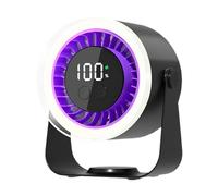 Générique Ventilatore da scrivania rinfrescante - Silent 10 -Espeed | Circolatore d'aria ricaricabile USB | Ideale per casa, ufficio, camper, tende e ambienti estivi caldi