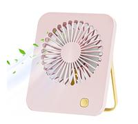 Générique Ventilatore da scrivania - Ventilatore ad aria compatto inclinabile a 180° | Ventilatore USB silenzioso portatile per palestra, scuola, campeggio, viaggi, spiaggia e all'aperto