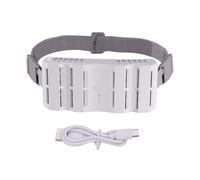 Générique Ventilatore Di Raffreddamento Per La Cintura - Cintura Rinfrescante Ventilatore Portatile,Gadget Portatile A Doppia Circolazione D'Aria Ricaricabile Per Spiaggia Corsa All'Aperto Bici