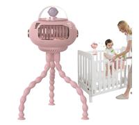 Générique Ventilatore per passeggino, climatizzatore personale Octopode ricaricabile, portatile, USB regolabile, 3 velocità, per bambini, bicicletta, letto, auto, viaggi, campeggio, spiaggia, ufficio