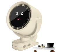 Générique Ventilatore personale a morsetto, ventilatore da scrivania portatile, dispositivo rinfrescante silenzioso, rotazione a 720 gradi, per escursioni a casa, campeggio