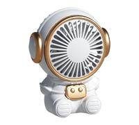 Générique Ventilatore portatile - 3,74 x 2,91 x 4,53 pollici, accessorio di raffreddamento personale per astronauta, ufficio silenzioso ricaricabile tramite USB | adulti campeggio viaggio spiaggia