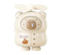 Générique Ventilatore portatile | Accessorio Soffiante Personale Capybara,Silenziatore USB ricaricabile per Campeggio Viaggi Ufficio Tenda