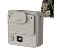 Générique Ventilatore portatile della cintura,Strumento di raffreddamento portatile - Ventilatore personale a cintura,Per estate trekking pesca viaggio sport concerto palestra corsa camminata