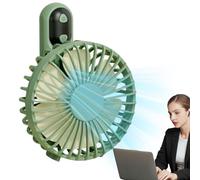 Générique Ventilatore portatile, ventilatore manuale, piccoli ventilatori personali pieghevoli | da viaggio portatili a 3 velocità a 3 velocità per crociera e spiaggia
