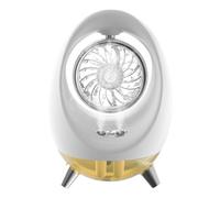 Générique Ventilatore portatile | Ventilatore rinfrescante ad acqua con illuminazione,Silenzioso per il caldo estivo con 4 velocità per camera da letto, ufficio, dormitorio, soggiorno, ufficio