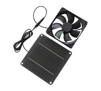 Générique Ventilatore solare estrattore per pollaio 20 W, impermeabile, ventilazione solare estrattore - ventilatore portatile per garage per cani e tetto, fienile