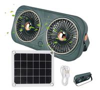 Générique Ventola solare per canile, 20 W, ventola di estrazione ad energia solare per serra, resistente alle intemperie ed a risparmio energetico, per fienile garage, patio seminterrato e