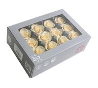 Générique VERDISSIMO Rosa Stabilizzata Pulsante X12 / Diametro di 4 cm (Champagne)