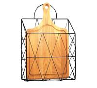 Générique Vertical Wire Shelf Display Holder Stylish Space Saving File Storage | Display Wire Vertical Holder for Home Bedroom Bathroom Decor | Wall Mount File Holder,Decorative Organizer