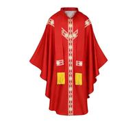 Générique Vestito da Sacerdote | Casuale Cattolico Con Nastro,Mantello Di Messa Di Padre Per Costume Cosplay | per Uomo Preghiera Cosplay Cerimonie Scena Masquerade Carnevale Matrimonio Festa