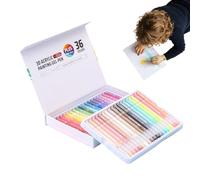 Générique Vibrant Gel Pens, Colored Acrylic Marker Set, 1,0 mm Tip with Smooth Ink Flow, Retractable Barrel, Writing Tools with Bright Colors, Art Supplies for Home School Dorm Indoor Use