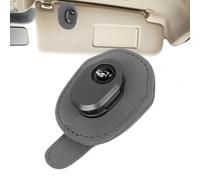 Générique Visor Sunglass Holder, PU Leather Glasses Clip, Space Saving Compact Multifunctional Card Ticket Storage, Auto Interior Accessories for Car Sun Visor: 8 x 5,5 cm, 72 g