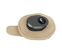 Générique Visor Sunglass Holder, PU Leather Glasses Clip, Space Saving Compact Multifunctional Card Ticket Storage, Auto Interior Accessories for Car Sun Visor: 8 x 5,5 cm, 72 g