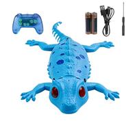 Générique Wall Crawling Gecko - 2 modalità Remote Control Ricaricabile Light-Up Toy | RC Wall Robot Gecko Design | for Preschoolers Kindergarten Students Boys Girls Kids Daughter Son Indoor Fun Play