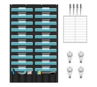 Générique Wall File Organizer, File Organizer Wall Mount Pockets, Oxford Chart With 20 Pockets For School Classroom Door Entryway Dorm Apartment Document Letter Bill