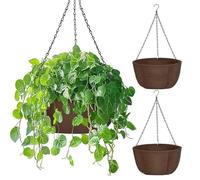 Générique Wall Mounted Flower Pot, Outdoor Planter Basket, Artistic Hanging Plant Container, Vertical Garden Holder, Decorative Planting Tool for Ceilings Patios Balconies Porches Recinzioni, Fabric