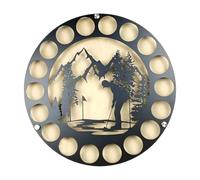 Générique Wall Mounted Golf Ball Display Rack, Adorabile compatto Round No