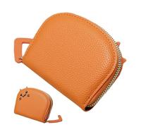 Générique Wallet Pouch - Portafoglio in pelle PU per cambio bagagli | Portacarte di credito portatile | Cartoon Zipper Cases Holder for Girls, & Women, arancione, Se référer au descriptif,