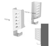Générique Wandmontiertes Router - Stabiles Edelstahl Schweberegal, Kompaktes Modernes Design | Idealer Halter Für WiFi Router Modem TV Box Kabelbox Weiß Platzsparende Lösung Für Zuhause Büro