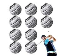 Générique Warm-Up Aid | Soft Golf Balls Practice | 10 Pezzi Elastic Golf Balls | Corsa di guida Range Indoor for Junior Senior Amateur Beginner Outdoor Indoor Course Driving Range