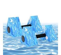 Générique Water Aerobics Weights - Triangular Dumbbells Fitness Equipment | Water Hand Weights for Backyard Beach Lake River Home Gym Outdoor