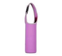 Générique Water Bottle Carrier, Tumbler Bag with Handle, Insulated Mug Pouch, for Children, Adult, Fitness, Commuting, Hiking, 6,69-8,66 pollici, Neoprene Fabric Material, Viola scuro, Se référer au
