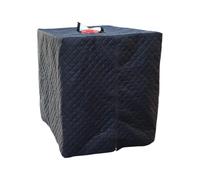 Générique Water Tank Cover, Dust Protector, 47,24 x 39,37 x 45,67 pollici, Weatherproof UV-Resistant Shield, Easy-Fit Drawstring Design, Ideal for Household, RV, Garden, Campeggio, Agricoltura, Black