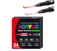 Générique Waterproof Acrylic Markers - Smudge-Proof Soft Tip Pens, Paint Art Tool, Easter Stuffer Idea, Genitori nonni Present, Travel Classroom Supplies, Crafting Accessory Set