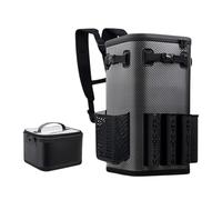 Générique Waterproof Tackle Box Backpack, 49L Fishing Backpack with Rod Holder, Multifunctional Tackle Bag for Fishing, Camping, Hiking, Fishing Gear Storage Pack with Multiple Compartments, 9 Slot