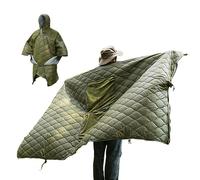 Générique Wearable Outdoor Blanket, Hooded Sleeping Sack with Soft Velvet Lining for Warmth and Comfort, Ideal for Travel, Camping, Backpacking, Winter Stadium, and Home Use