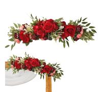 Générique Wedding Arch Flowers - Rustic Flower Swag for Wedding Arch, Flower Swag for Decorating | Artificial Decorative Floral Swag for Wedding Chair, Arbor, Wedding Ceremony