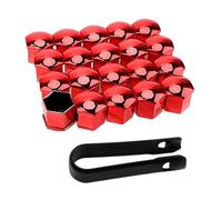 Générique Wheel Nut Covers - 20 tappi per nudo 17-21 mm | Electroplated