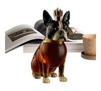 Générique Whiskey Bottle, Dog Shaped Decanter, Animal Glass Alcohol Container, Decorative Drinkware Scultura, 1 pezzo per Whiskeys, Vodka, Wine, Gift for Men, Dad, Husband, Birthday