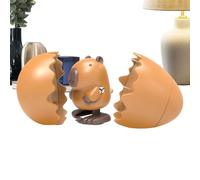 Générique Wind-Up Toys Dinosaur & Hopping Capybara Egg | Fun Board Game Toy Set for Kids Boys and Girls | Preschool, Travel, Road Trip, Homeschool, Playroom, Party Favors, Birthday and Goody Bags