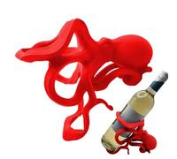Générique Wine Bottle Rack, Octopus Wine Bottles Holder, 7,09 x 5,51 x 4,33 pollici Adorable Freestanding Animal Statua Organizzatore, Decorative Collectible Figurine for Kitchen Tabletop Counter