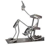 Générique Wine Rack, Wine Holder, Skull Bar Decor, Steampunk Style Design, Space-Saving & Decorative Liquor Bottle Organizer, Compact Ideal for Countertops, Kitchen, Bar, Oro Shelf Display