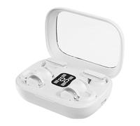 Générique Wireless Clip on Sport Earbuds - 5.4 | Modalità in-Ear Headphones with LED Battery Display, Noise Cancelling & Waterproof Daily Use, Comfortable Running Earphones for Phone Workouts 1-Pair