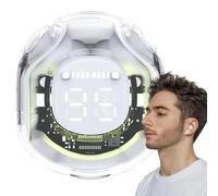 Générique Wireless Earbuds Noise Cancelling - PC ABS in-Ear Earphones | Digital Display Earbuds | Long Playtime Clear Calls Earphones for Sports Workout, Work Use