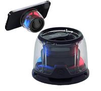 Générique Wireless Outdoor, altoparlante magnetico LED, altoparlante RGB light, multicolor Music Player, altoparlante portatile leggero wireless con luce RGB per casa, outdoors, picnics,