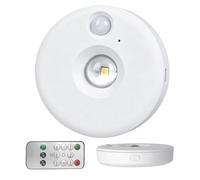 Générique Wireless Puck Light, Remote Control Ricaricabile Lamp, Magnetic Mount Under Cabinet Lighting For Bedroom Bedside Bathroom RV Garage Closet Kitchen Renters Homeowners Night Illumination