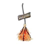 Générique Witch Broom Prop, Dancing Decoration, Spooky Sound Halloween Broom, Animated Masquerade Party Supply, Haunted Home Accent Piece for Fireplace, Yard, Porch, Terrace, Living Room, House