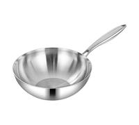 Générique Woks in Acciaio ydable Padella profonda senza rivestimento